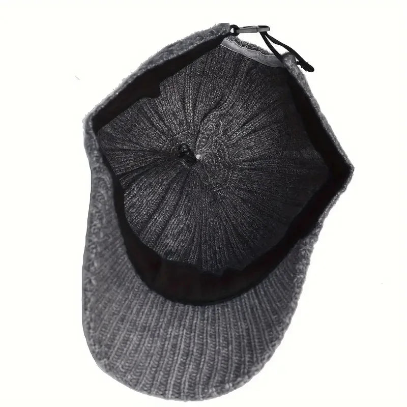Trendy Knitted Autumn Winter Baseball Cap
