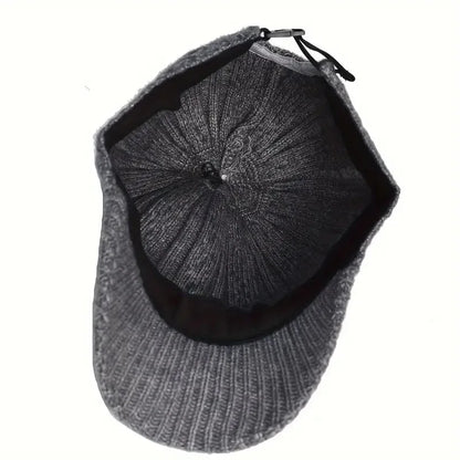 Trendy Knitted Autumn Winter Baseball Cap