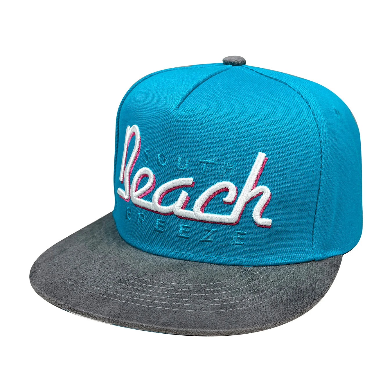 Unisex Letter Embroidery Flat Brim Hip Hop Baseball Cap
