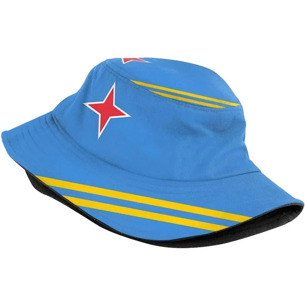 Aruba Flag Printed Unisex Bucket Hat