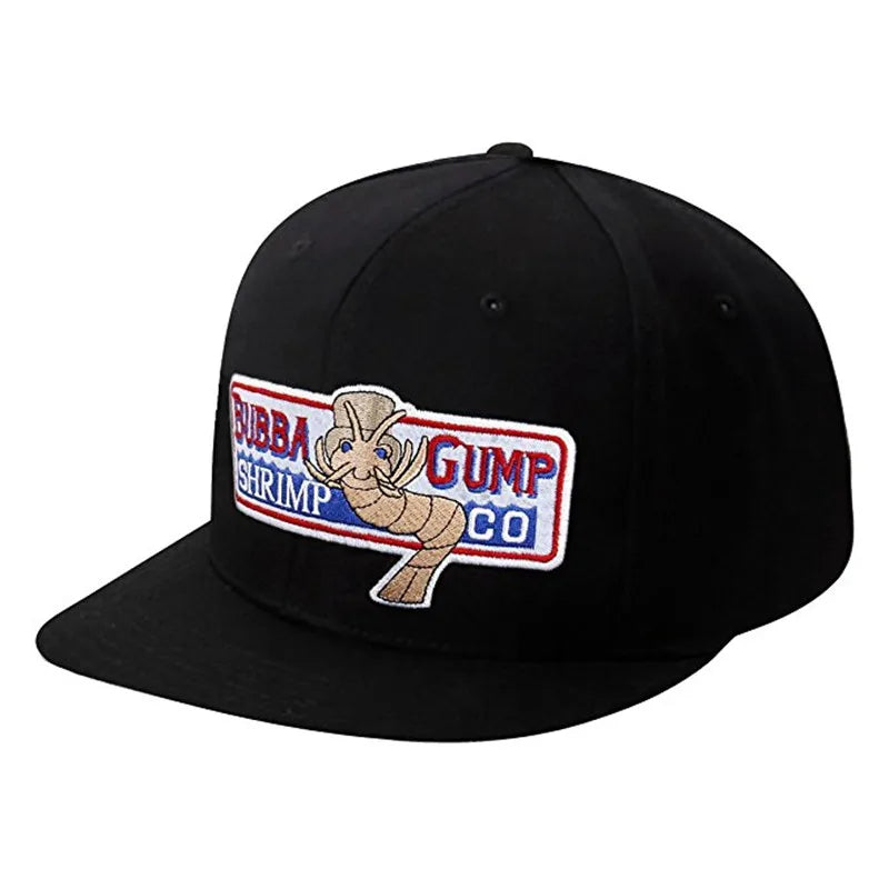 Forrest Gump Embroidery Hip Hop Snapback Cap