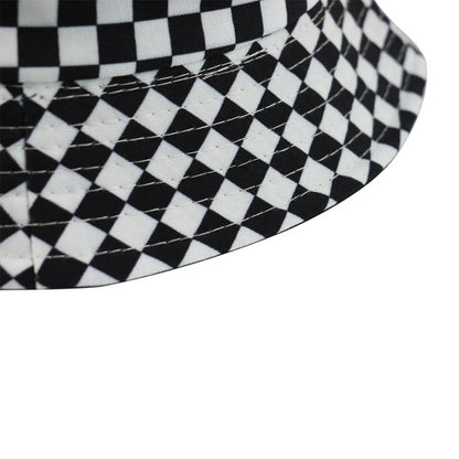 Checkered Chessboard Fisherman Bucket Hat