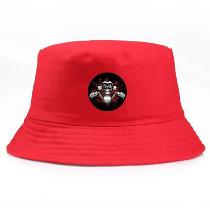 Unisex Skull Crossbones Graphic Bucket Hat