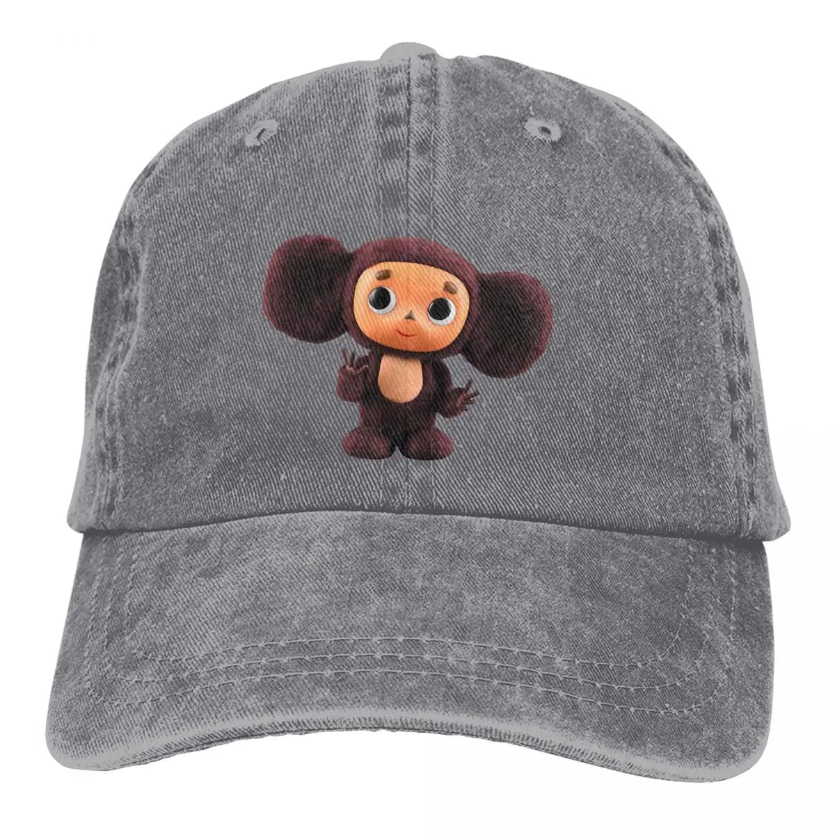 Cheburashka Cartoon Peaked Baseball Cap
