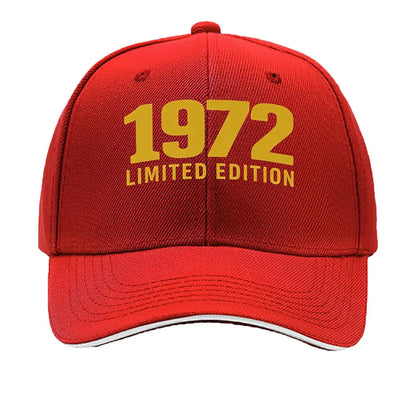 1972 Limited Edition Printed Fashion Baseball Cap