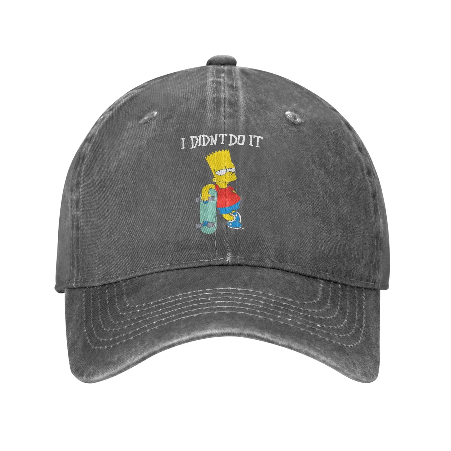 S Simpson Skateboard Casual Baseball Cap