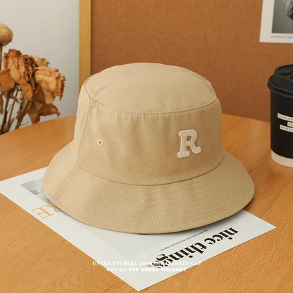 Unisex R Letter Fisherman Bucket Hat