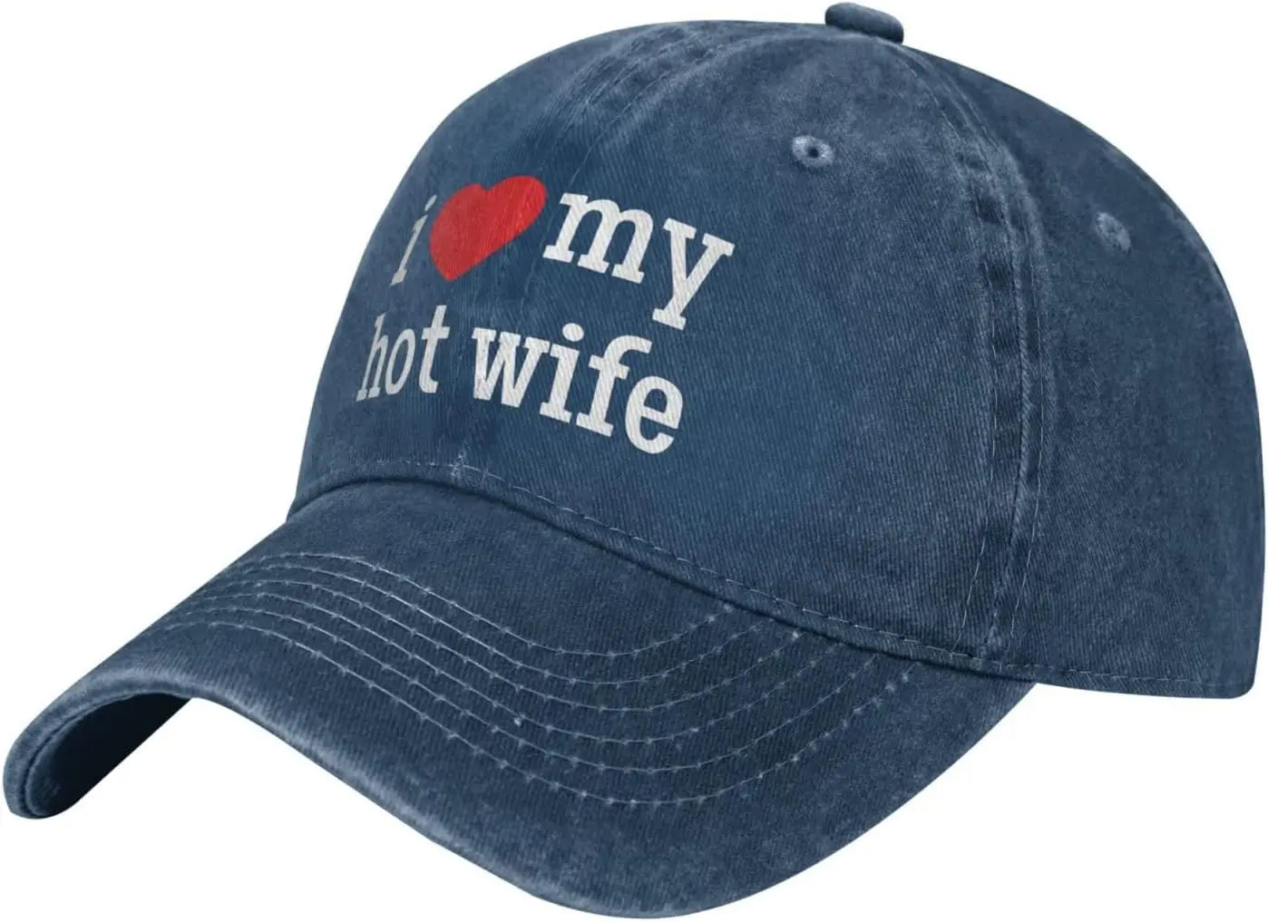 I Love My Hot Wife Graphic Baseball Cap
