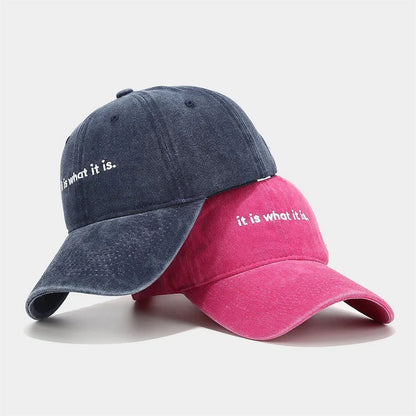 Four Seasons Cotton Letter Casquette Baseball Cap