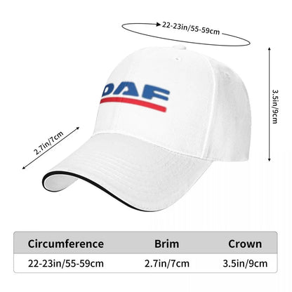 DAF Logo Outdoor Streetwear Hip Hop Baseball Cap