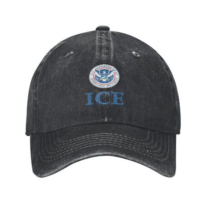United States ICE Washed Stylish Baseball Cap