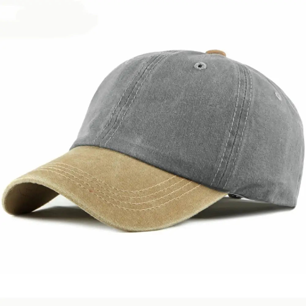 Classic Patchwork Cotton Snapback Baseball Cap