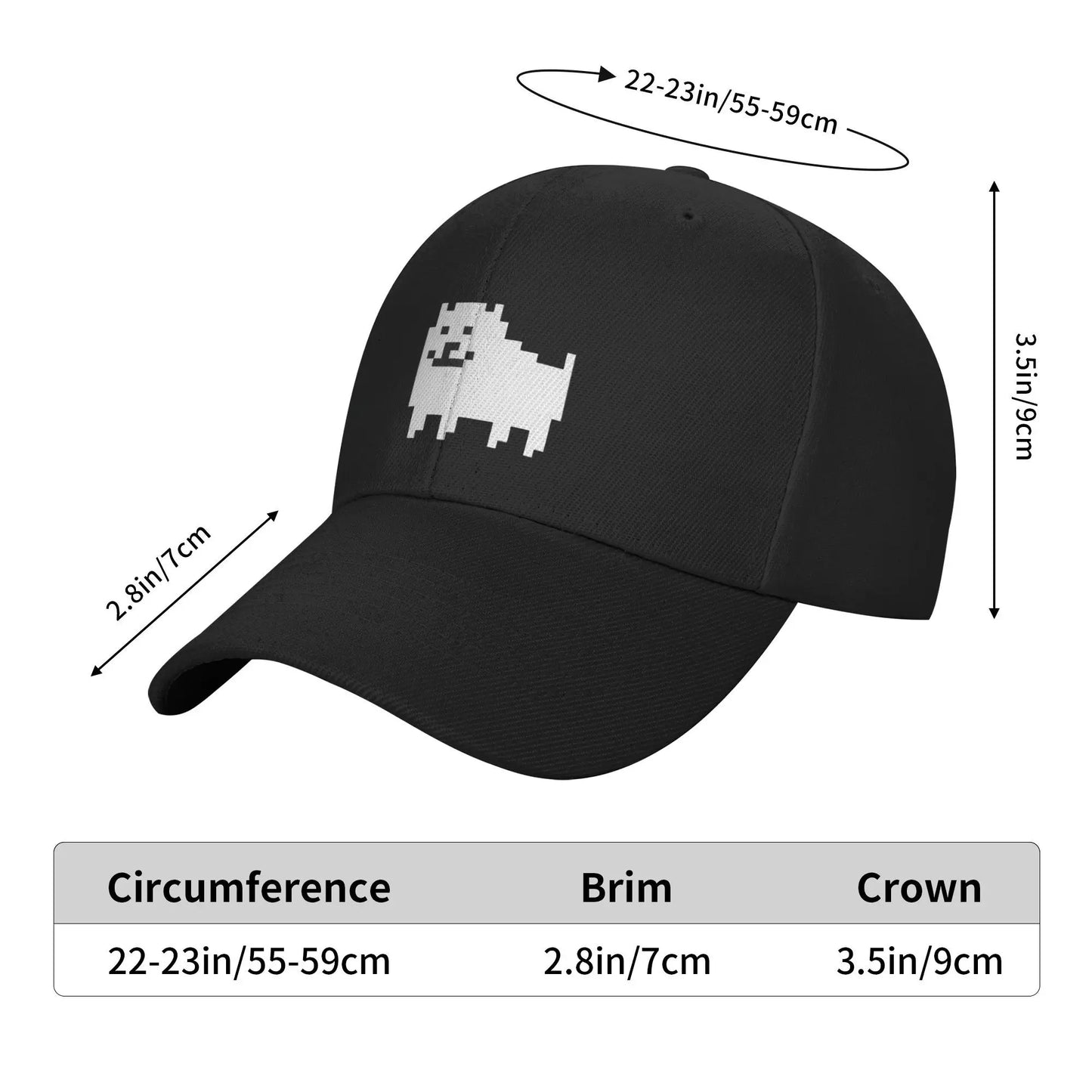 Undertale Annoying Dog Streetwear Baseball Cap