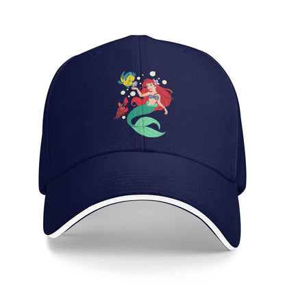 Little Mermaid Ariel Friends Y2K Baseball Cap