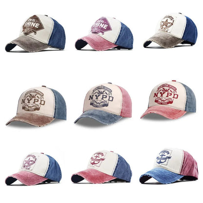 Korean Summer Cotton Breathable Sun Protection Snapback Cap