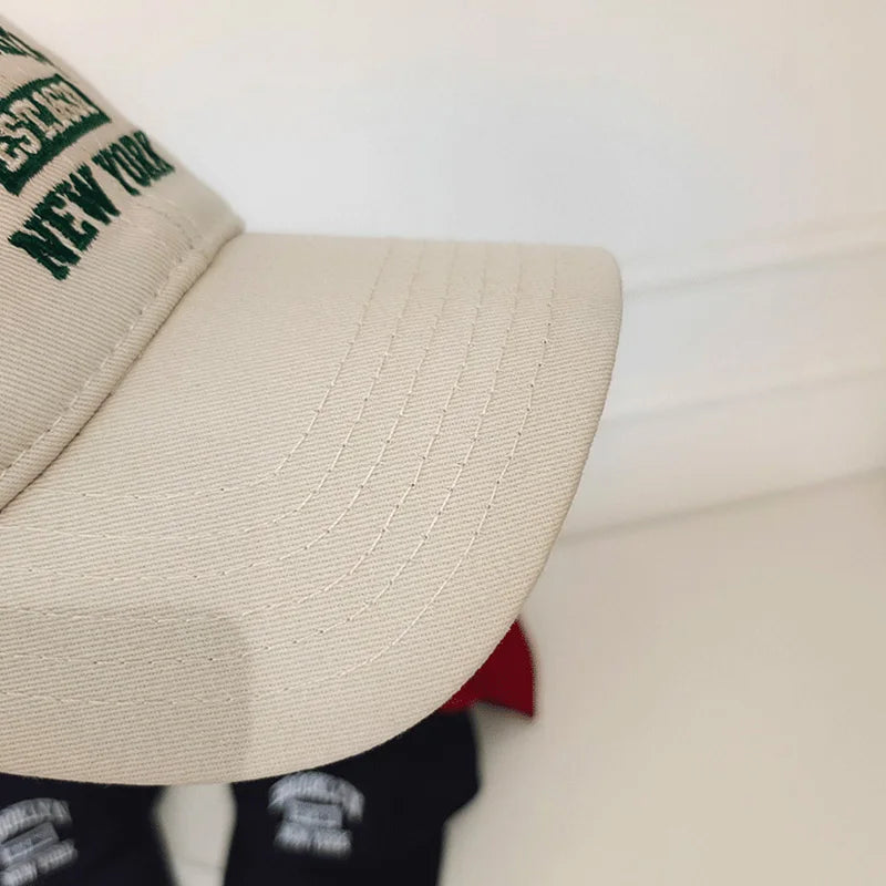Unisex Letter Embroidered Cotton Baseball Cap
