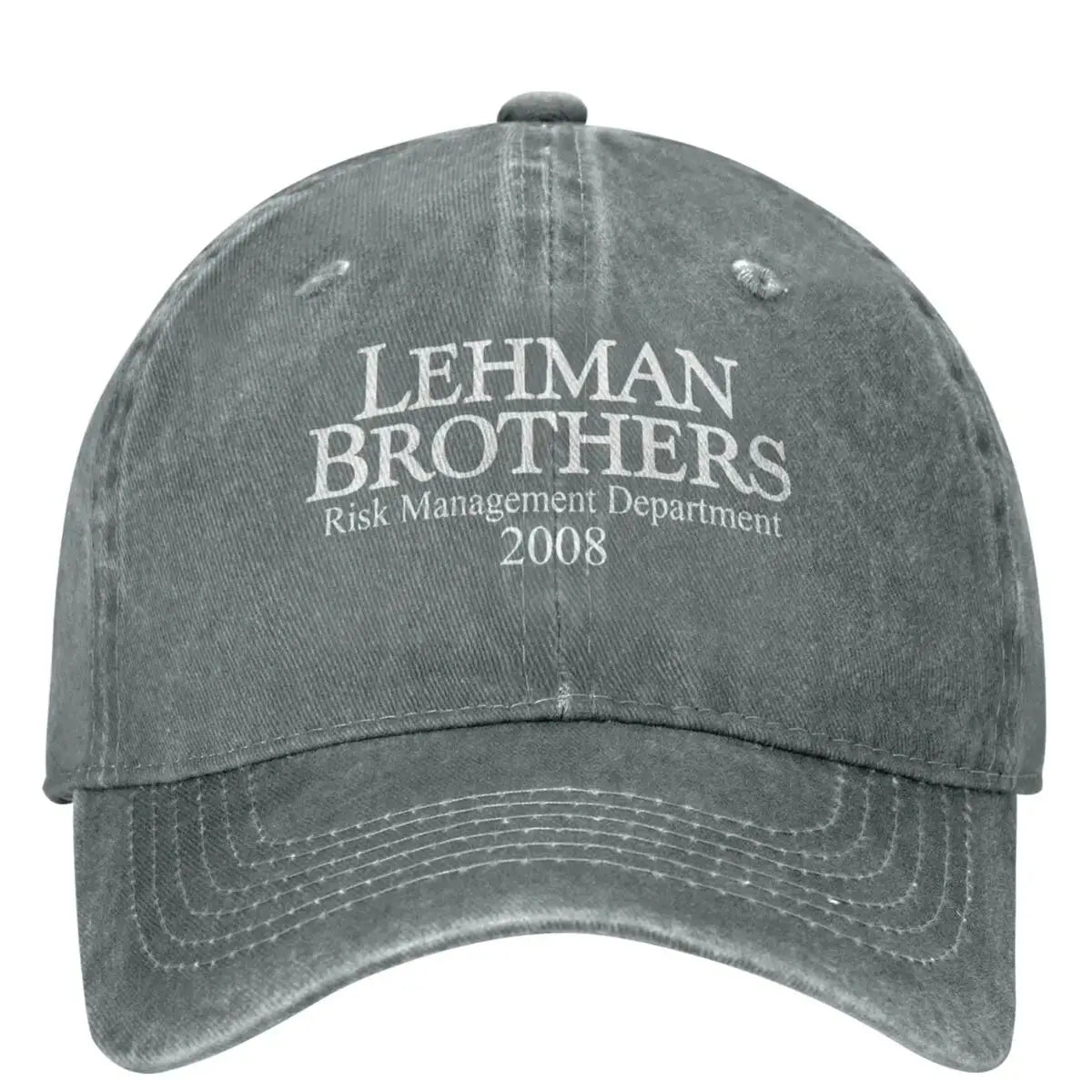 Lehman Brothers Embroidery Vintage Trucker Cap Unisex