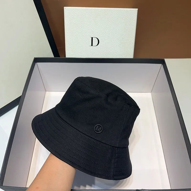 Japanese Luxury Letter M Sun Bucket Hat
