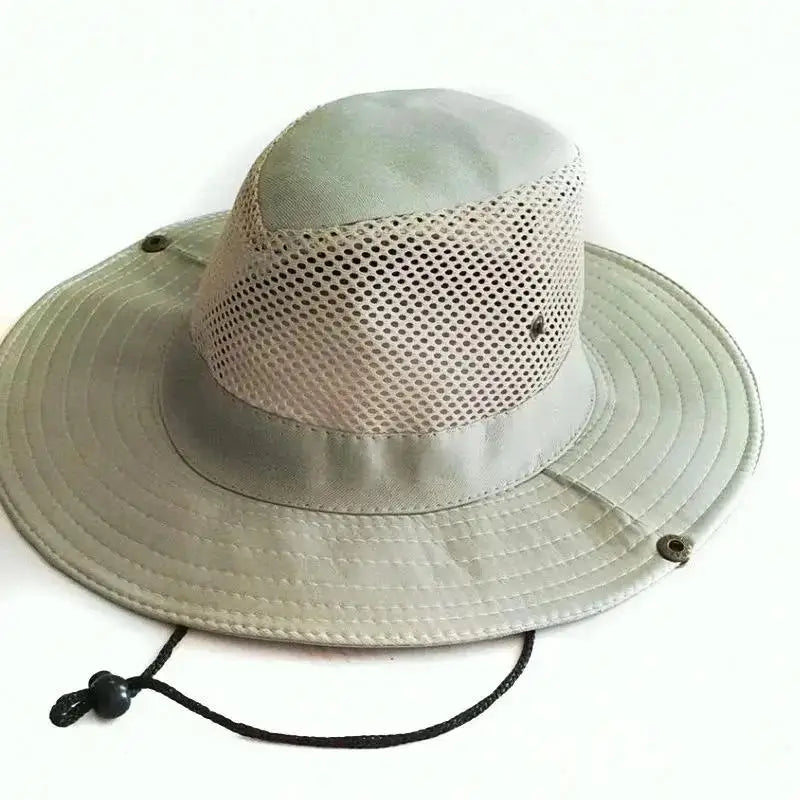 Wide Brim Straw Beach Sun Hat Men