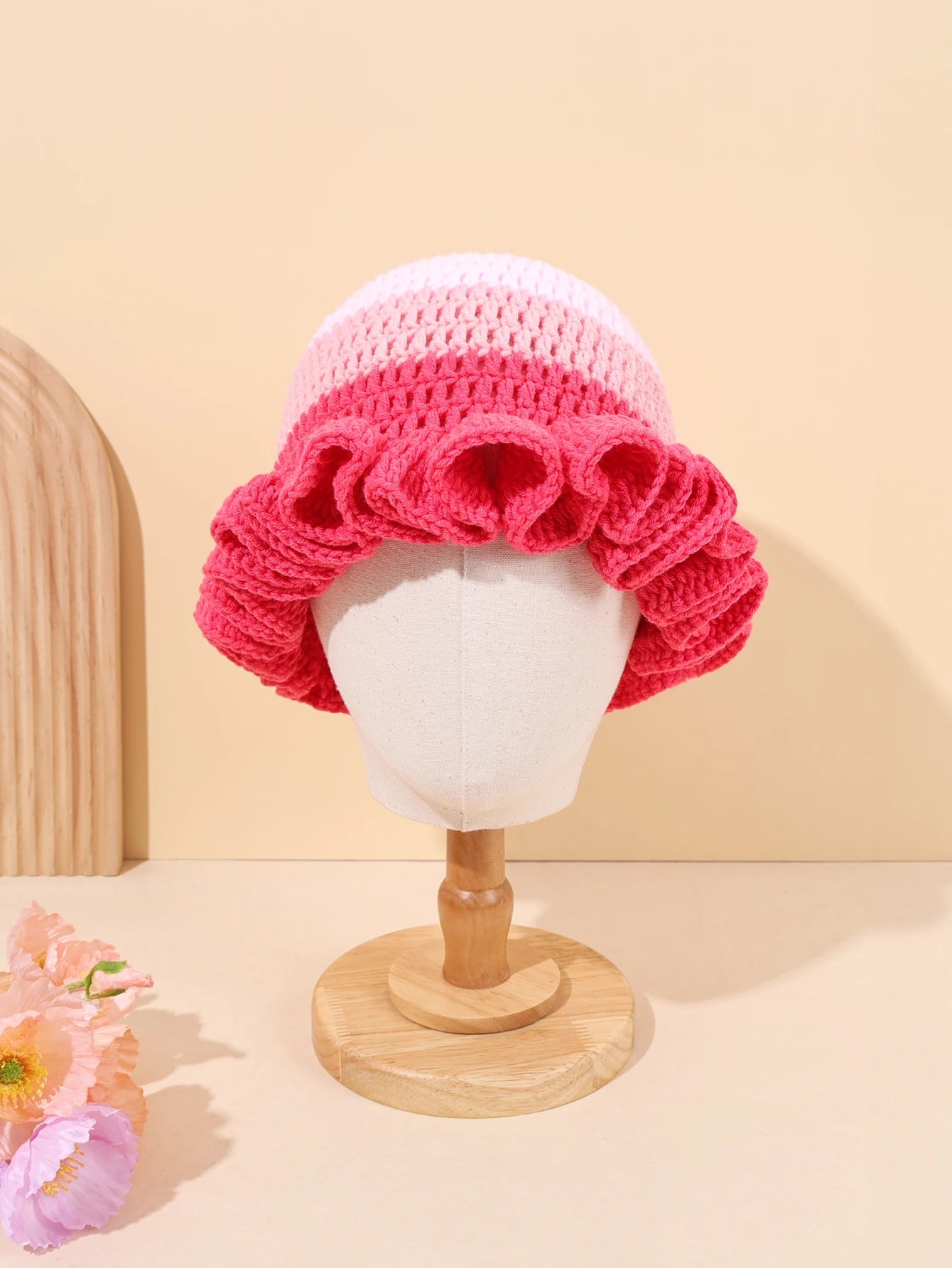 Handmade Crochet Hollow Knitted Bucket Hat