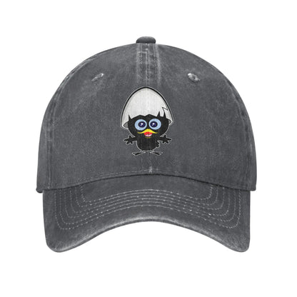 Calimero Washed Denim Hip Hop Adjustable Baseball Cap