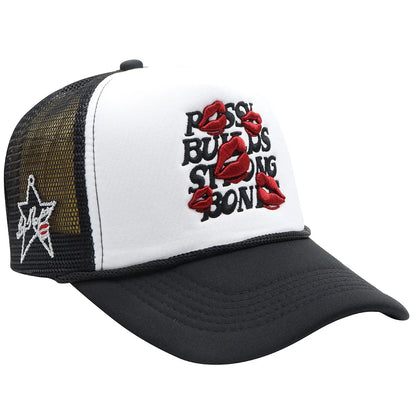 Lip Letter Hip Hop Snapback Cap