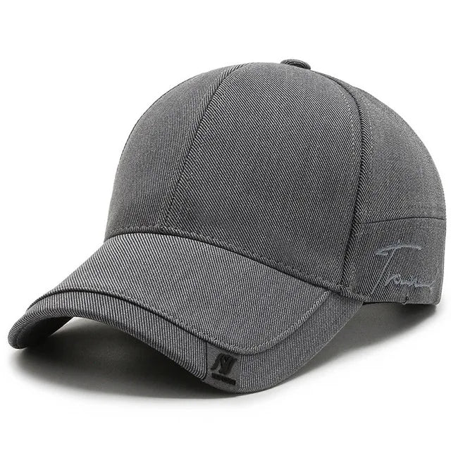 Solid Cotton Baseball Cap