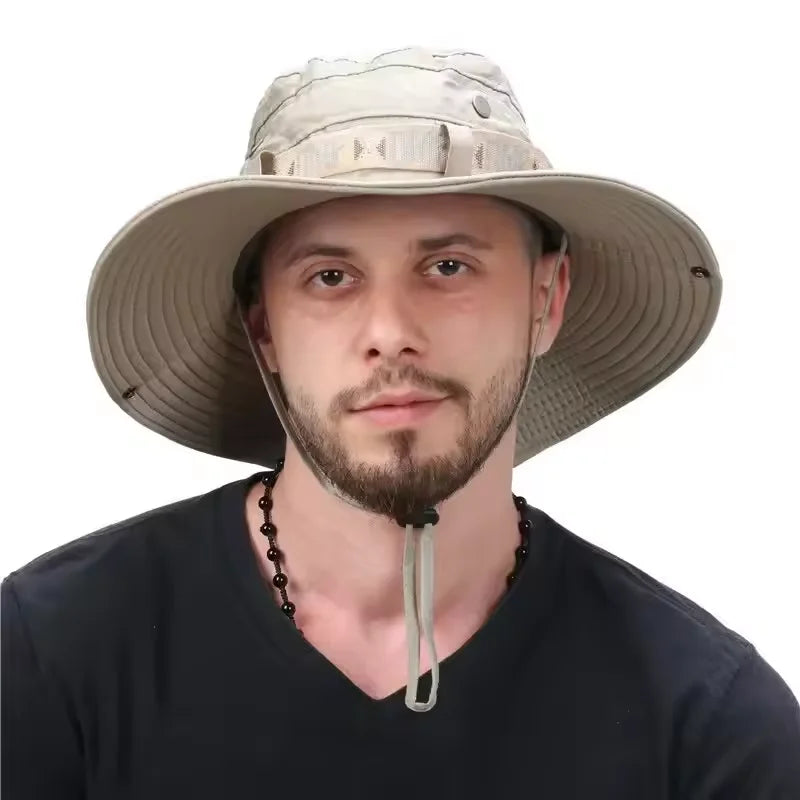 Wide Brim UV Protection Bucket Hat