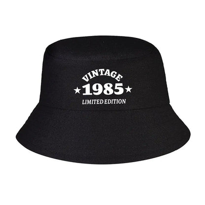 Vintage 1985 Classic Retro Style Bucket Hat