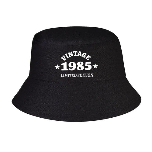 Vintage 1985 Classic Retro Style Bucket Hat