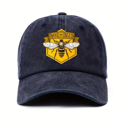 Bee Print Fashion Baseball Cap