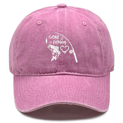 Fishing Skulls Washed Cotton Snapback Caps