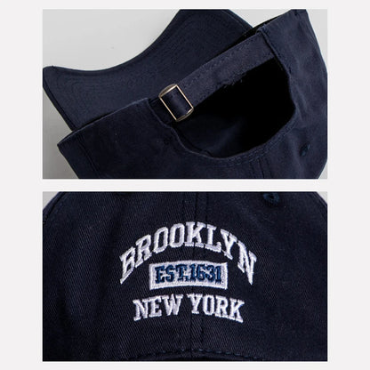 Unisex Letter Embroidered Cotton Baseball Cap