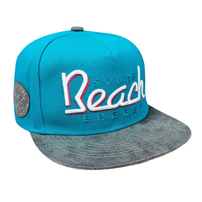 Unisex Letter Embroidery Flat Brim Hip Hop Baseball Cap