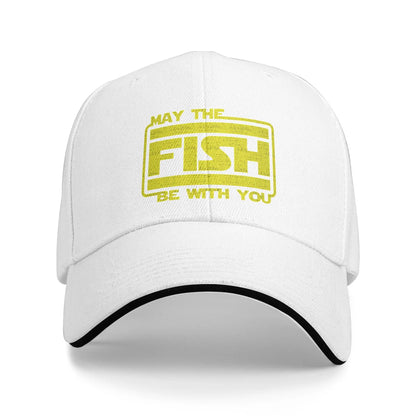 May The Fish Be With You Fishing Baseball Cap