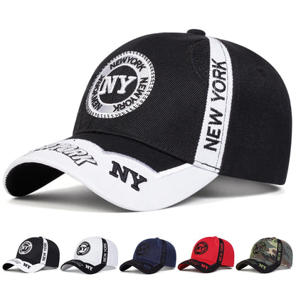 Unisex Letter Embroidered Adjustable Casual Baseball Cap