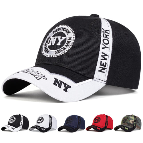 Unisex Letter Embroidered Adjustable Casual Baseball Cap