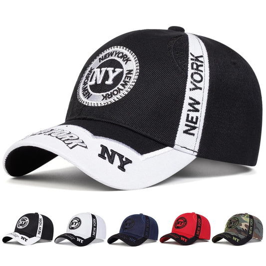 Unisex Letter Embroidered Adjustable Casual Baseball Cap