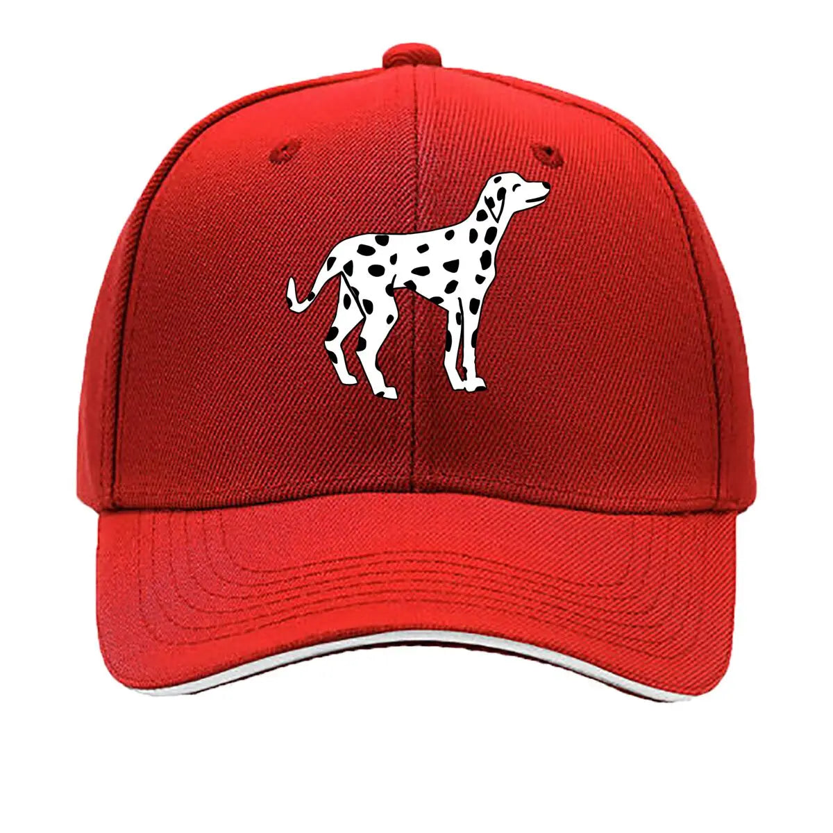 Cartoon Spotted Dog Printed Lightweight Sandwich Baseball Cap