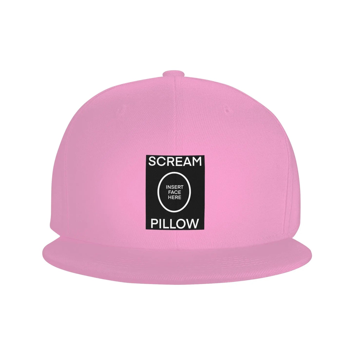 Scream Pillow Graphic Casual Snapback Cap