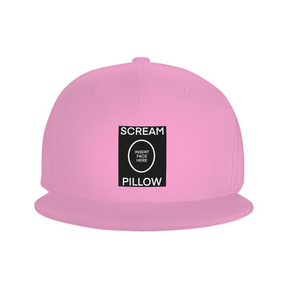 Scream Pillow Graphic Casual Snapback Cap