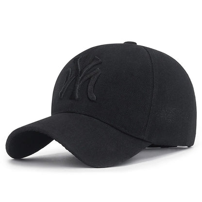 Gothic Punk Cotton Baseball Cap Embroidered Street Style