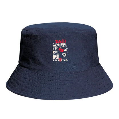 Saw Movie Play Me Tape Graphic Bucket Hat