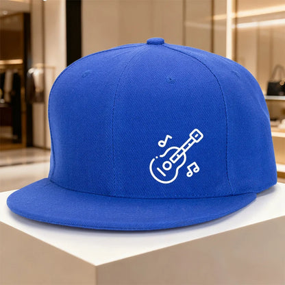 Guitar Music Line Art Snapback Cap