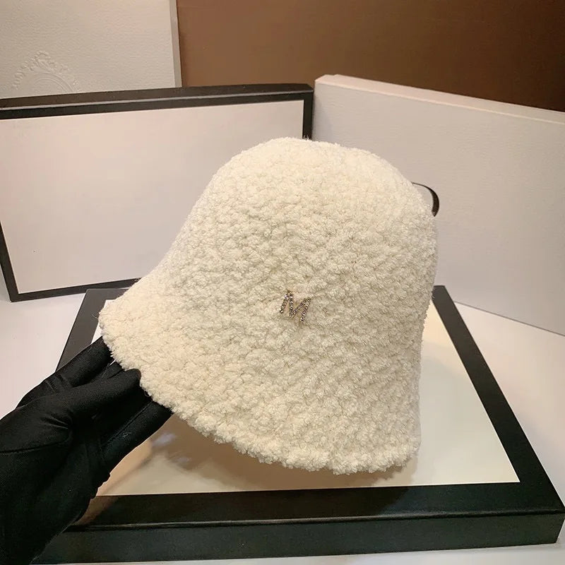 Winter Wool Bucket Hat with Ear Protectors