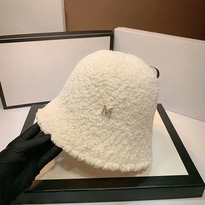 Winter Wool Bucket Hat with Ear Protectors
