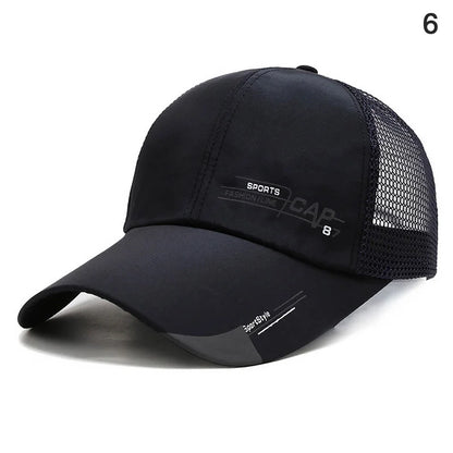 Unisex Mesh Ponytail Snapback Baseball Cap