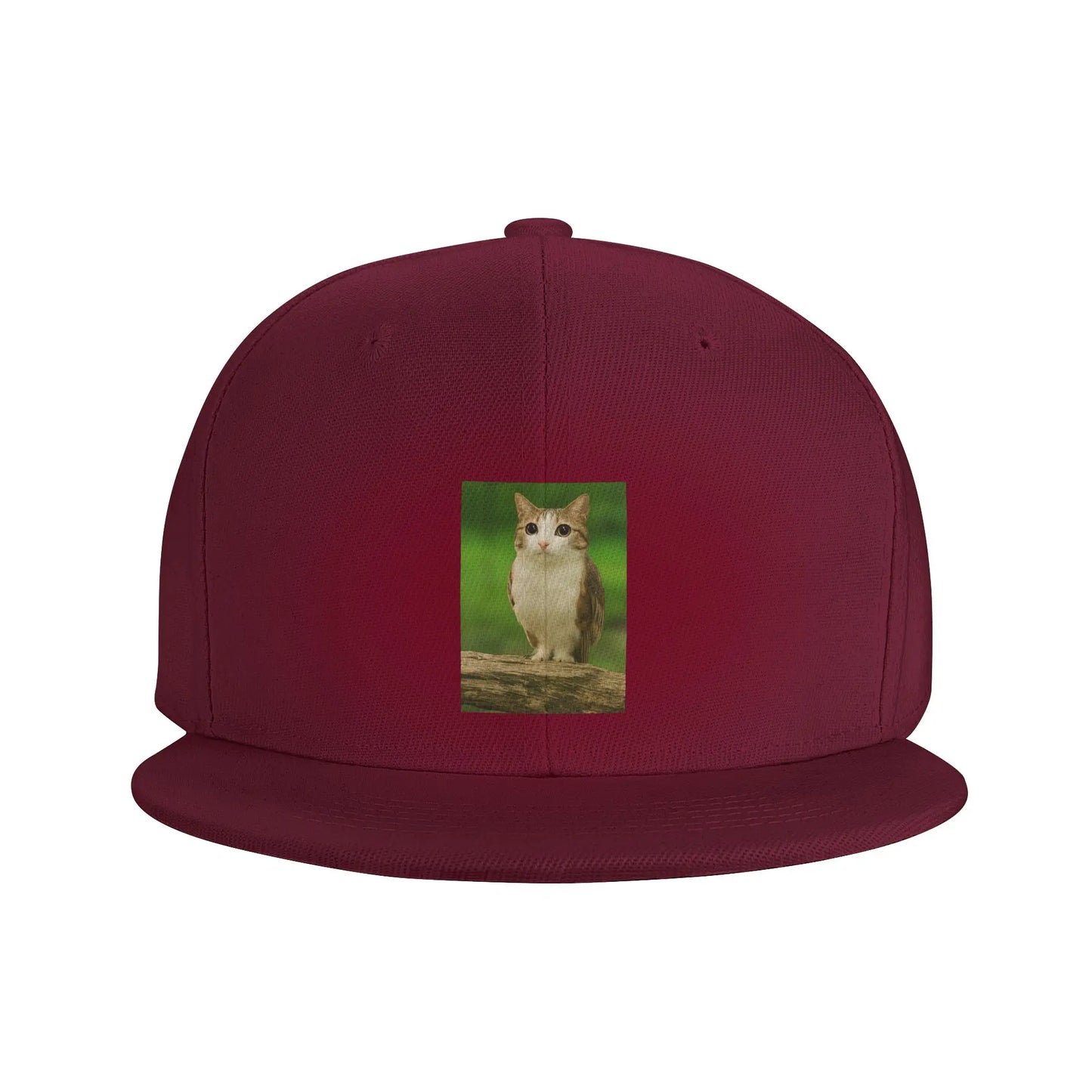 Meowl Cat Owl Funny Meme Internet Graphic Snapback Cap