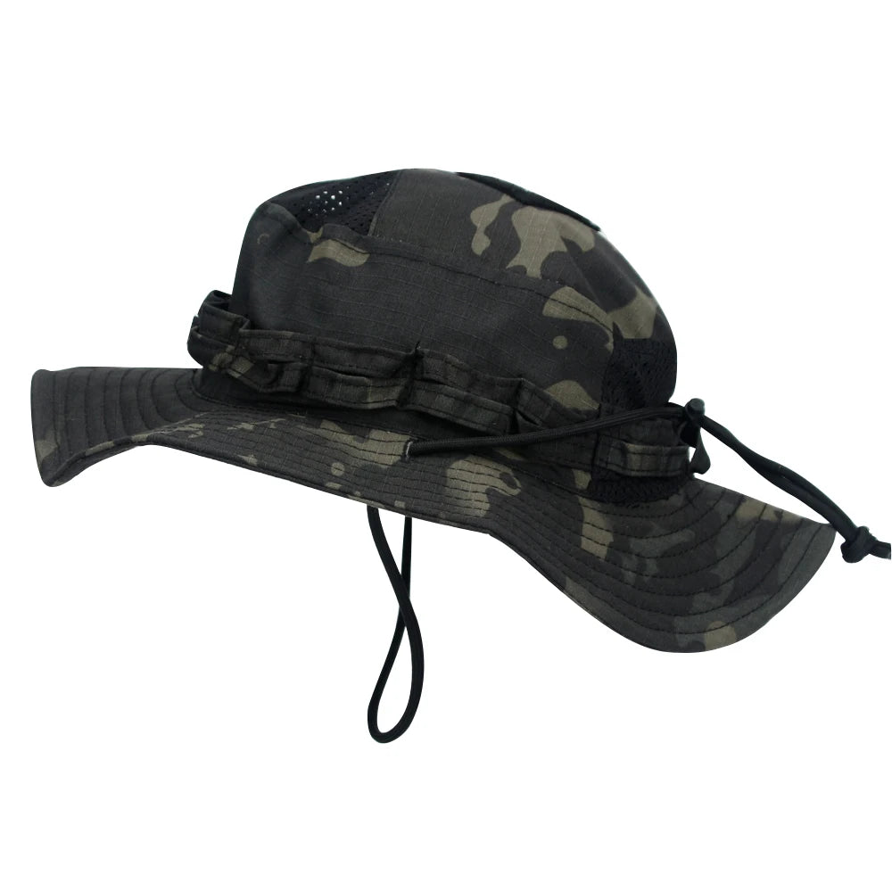 Camo Outdoor Breathable Boonie Bucket Hat