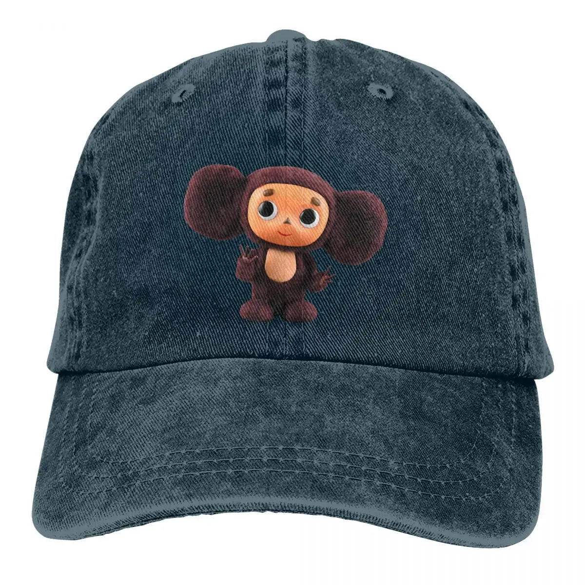 Cheburashka Cartoon Peaked Baseball Cap